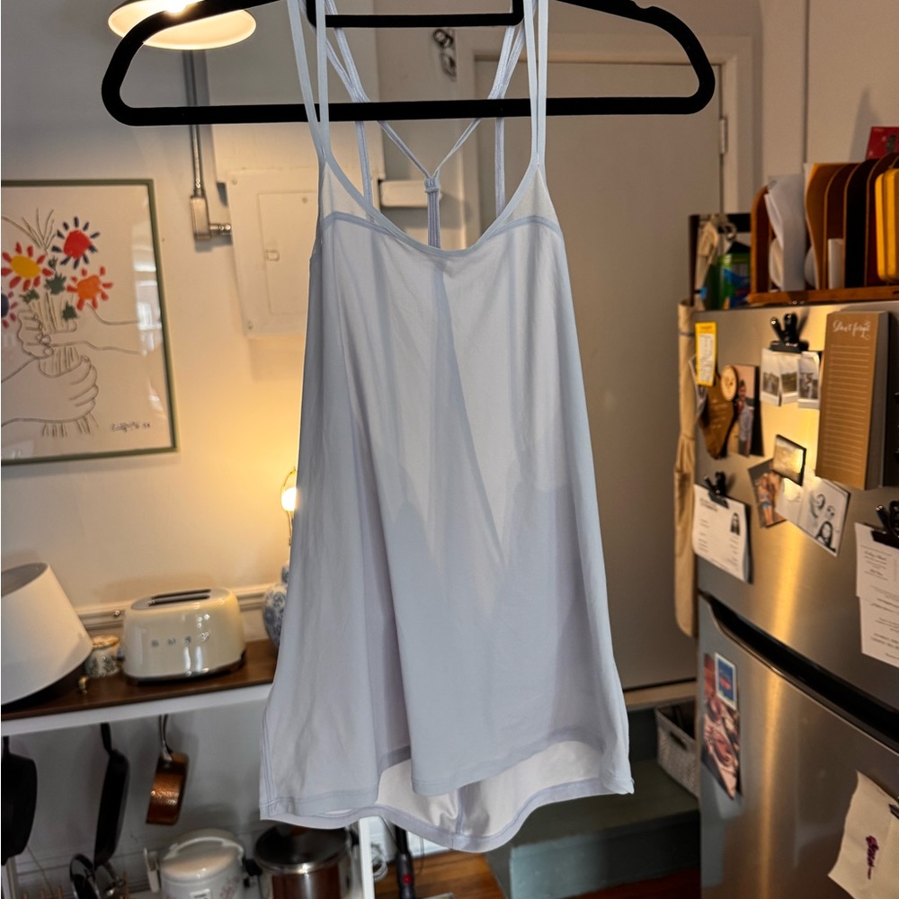 Lululemon Anew Strappy Tank Light Lavender Strappy Tank
